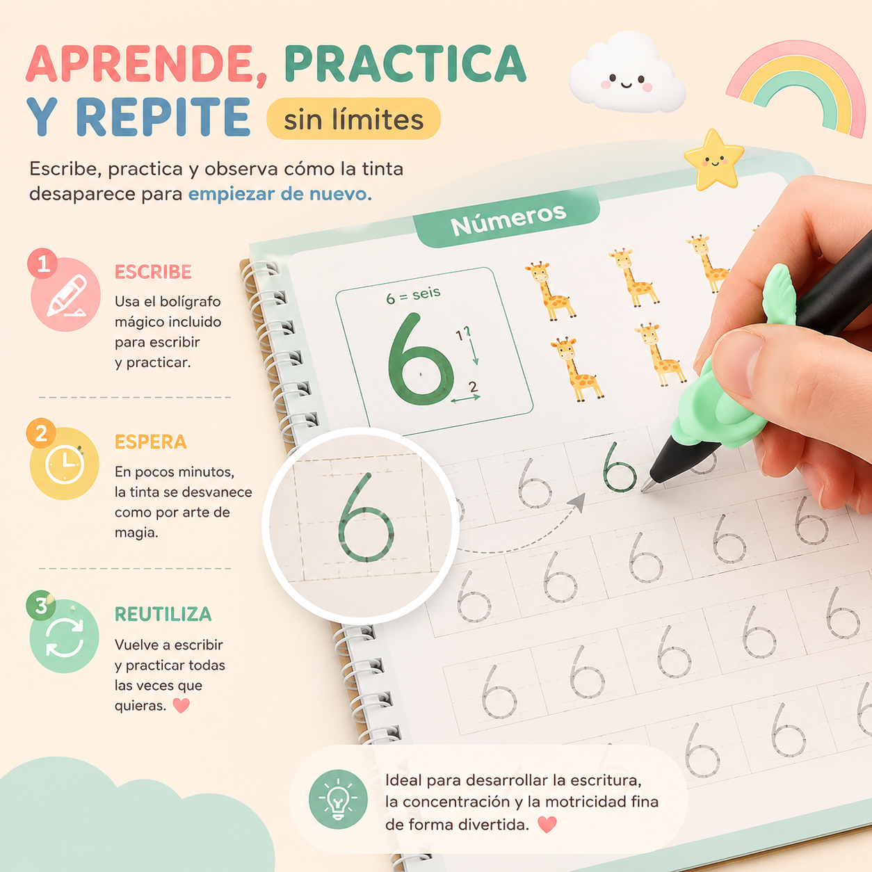 Cuadernos Mágicos De Escritura