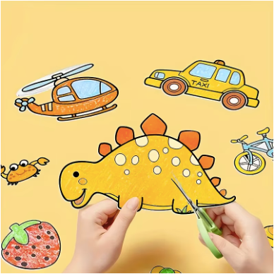 Pack de 2 rollos de dibujo para niños