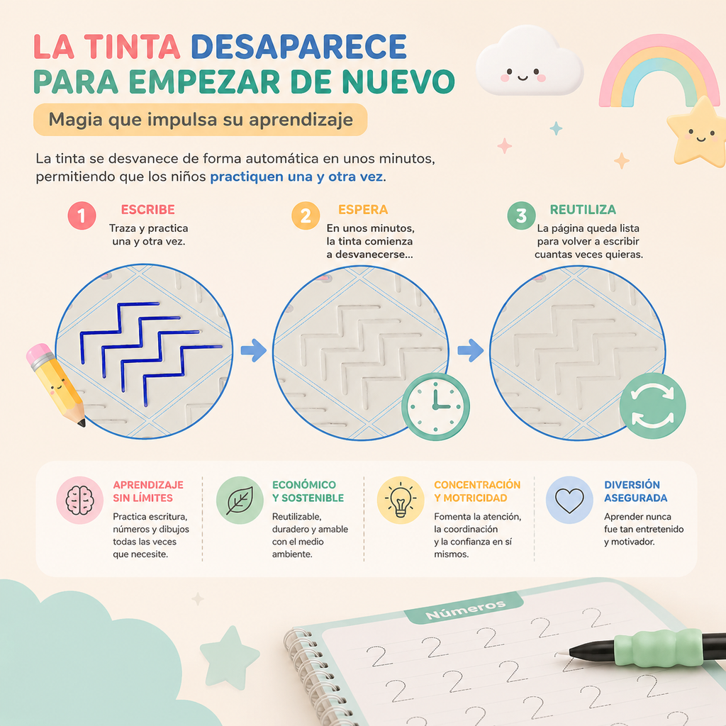 Cuadernos Mágicos De Escritura